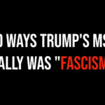 I made a video 10 things that TOTALLY prove that Trump’s MSG rally was full of fascism