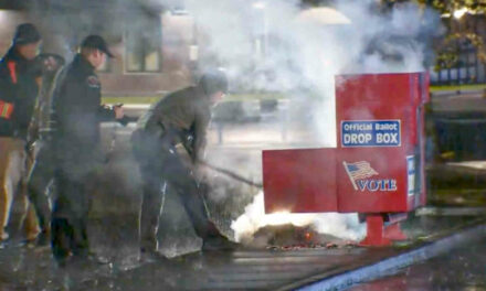 Portland-area ballot boxes set on fire to save democracy or something