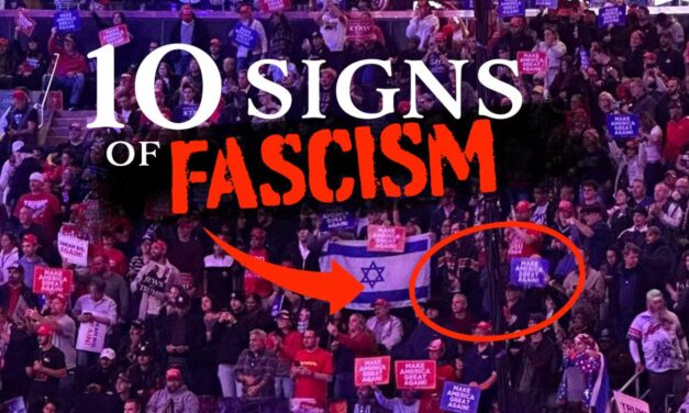 Can You Spot All 10 Signs Of Fascism In This Photo Of Trump’s Rally?