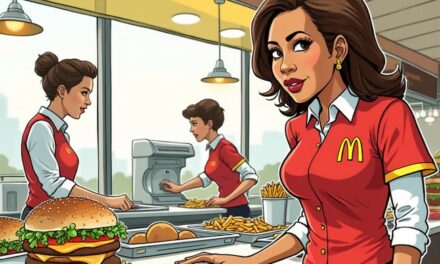 Photoshopped Pic of Kamala Harris in a McDonald’s Uniform Making the Rounds