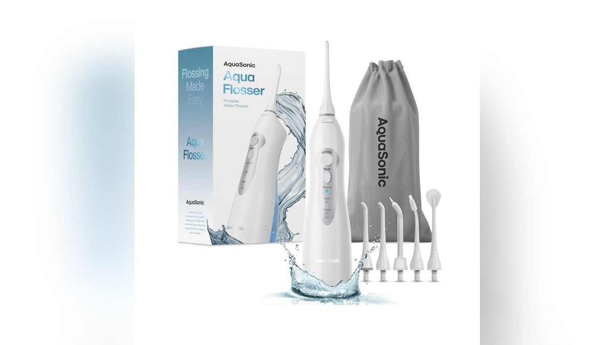 Get healthier teeth with the help of a water flosser. 