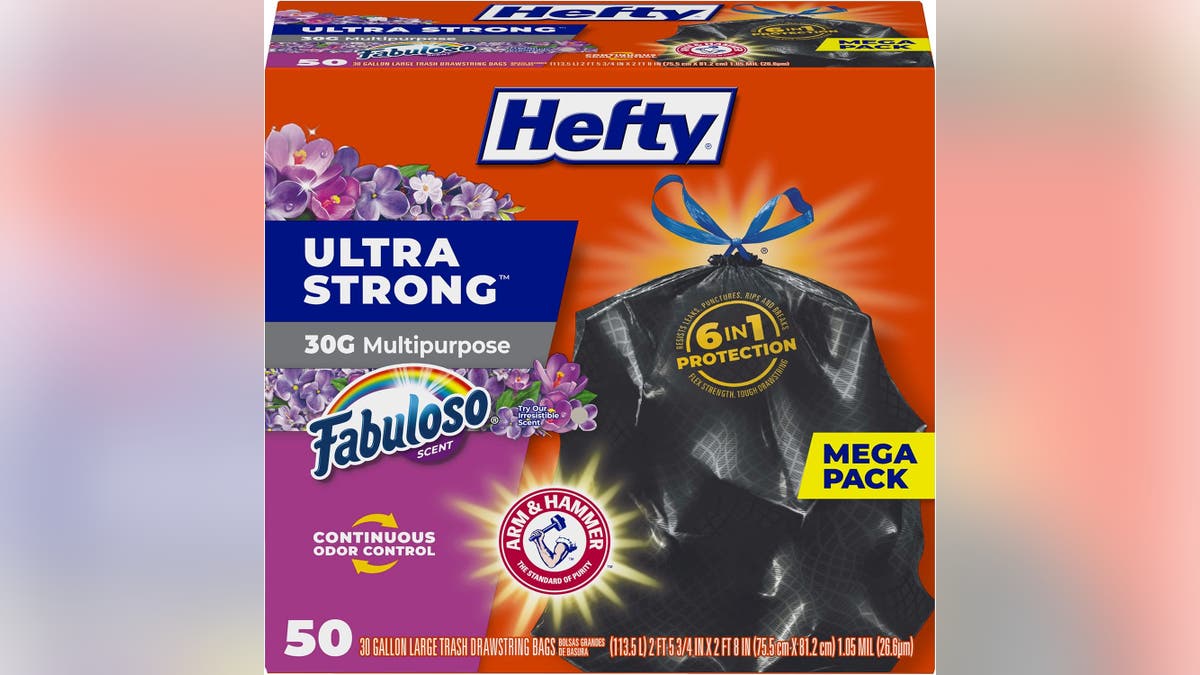 Keep your home smelling clean with scented trash bags.