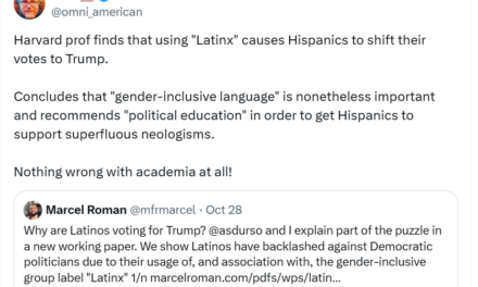 Josh Slocum: Researchers Find Dumb Fake Word “Latinx” Makes Hispanics Vote Republican