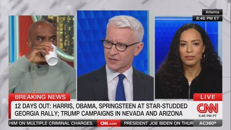 Anderson Cooper DISSES MSNBC As the Place No One Questions Kamala