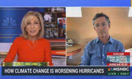 MSNBC’s Mitchell Lets Climate Alarmist Predict MUCH Worse Hurricanes