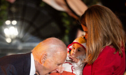 Joe Biden Seen Biting ‘A Baby’ During Trick-or-Treating at White House