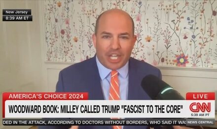 Who Missed Brian? CNN’s Stelter Talks Up Mark Milley Calling Trump a ‘Fascist to the Core’