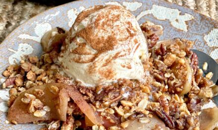 Fried apple crisp recipe is a cinnamon-rich dessert fit for the fall