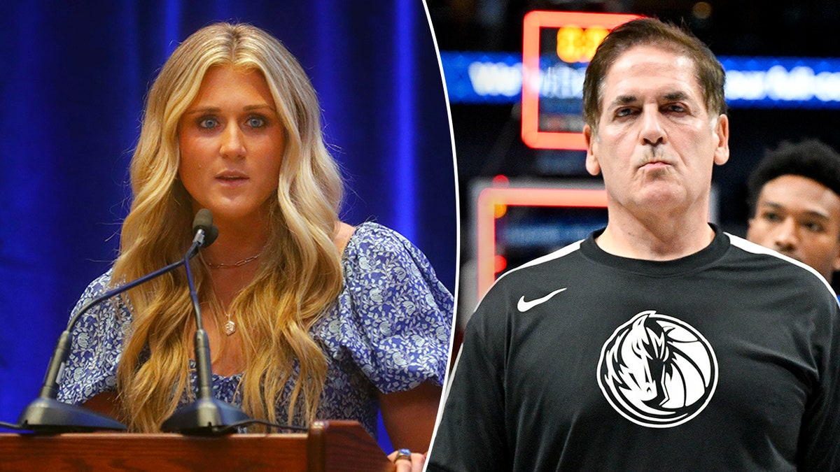 Riley Gaines Mark Cuban split