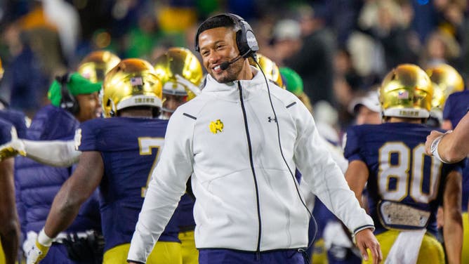 Marcus Freeman looks to lead Notre Dame to another road win