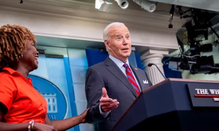 Biden Accused Of ‘Overshadowing’ Kamala After Joking He’s Back In The Race In Surprise Briefing Room Appearance