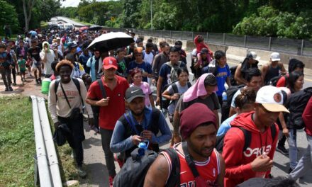 ‘This Is What Makes Us Fearful’: Migrant Caravan Hoofs It Toward Southern Border as Election Day Nears