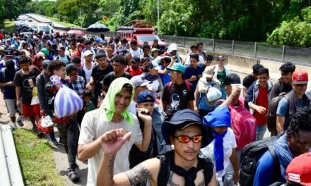 Migrant Caravan Departs Southern Mexico for U.S. Border