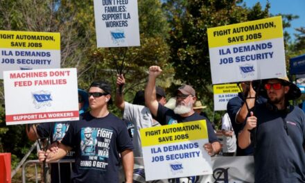 Over 45 Container Ships Stalled Outside U.S. Ports As ILA Strike Enters Third Day