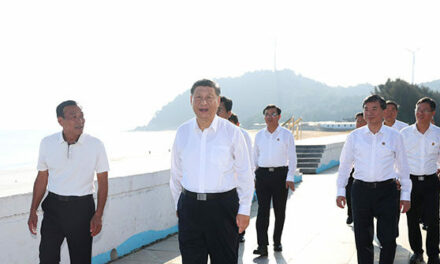 Xi Jinping Appears on Taiwan-Facing Island After Menacing Chinese War Games