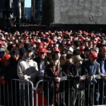 Thousands Of Supporters Begin Entering Madison Square Garden Anticipating Trump Rally 