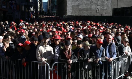 Thousands Of Supporters Begin Entering Madison Square Garden Anticipating Trump Rally 