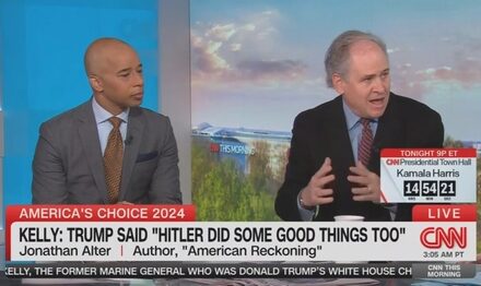 On CNN, Emotional Jonathan Alter Mangles Metaphors: Kamala Is Like Abe Lincoln in 1864!