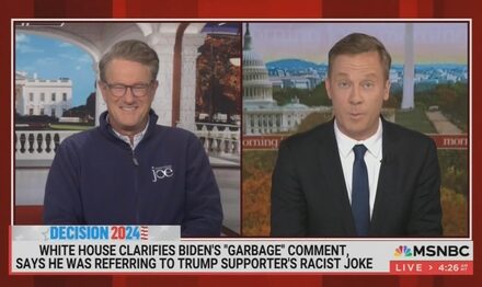 Lame Scarborough Literally Tries To Laugh Off Biden Calling Trump Supporters ‘Garbage’