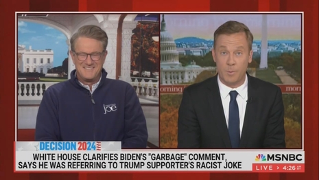 Lame Scarborough Literally Tries To Laugh Off Biden Calling Trump Supporters ‘Garbage’