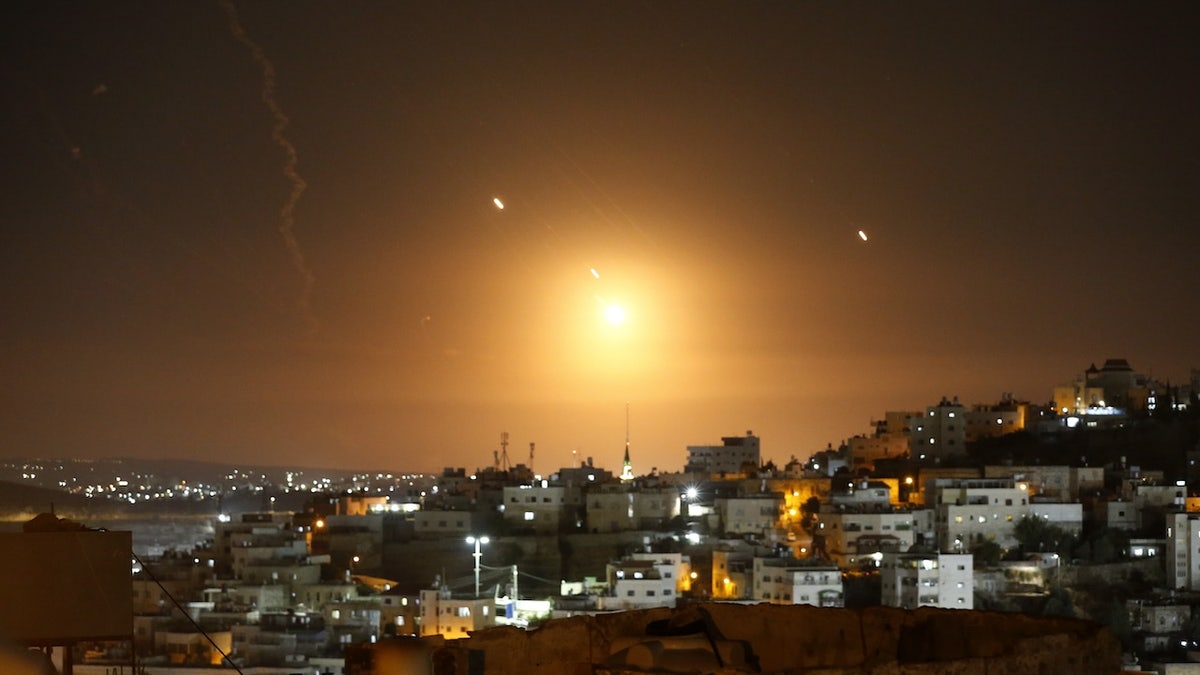 Rockets from Iran over Jerusalem