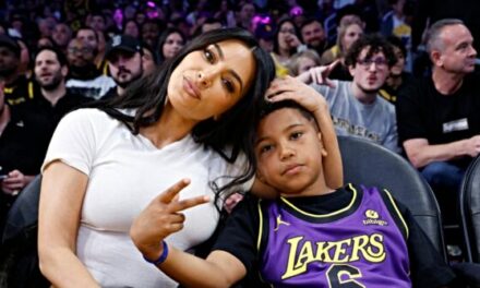 Kim Kardashian and Kanye West’s 8-Year-Old Son Calls Kamala Harris ‘Dumb’ in YouTube Videos