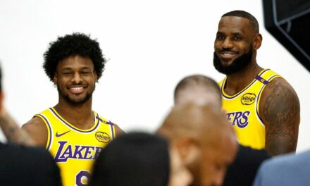 Lakers’ LeBron James says he experienced ‘pure joy’ in practices with son Bronny as training camp tips off