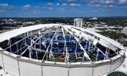 VIDEO: Hurricane Milton Peels Roof Off Tampa Bay Rays Stadium