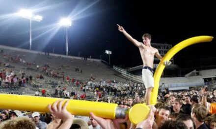 WATCH: Vanderbilt Hit with $100K Fine After Fans Rush Field, Tear Down Goal Posts