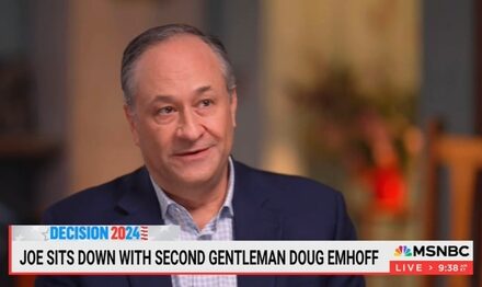 On MSNBC, Doug Emhoff Did NOT Deny Accusation of Slapping a Girlfriend