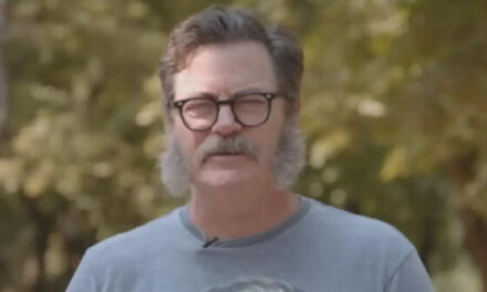 Pro-Harris Actor Nick Offerman Slammed for Video Promoting Beating Senior Citizens Who Didn’t Vote for Kamala