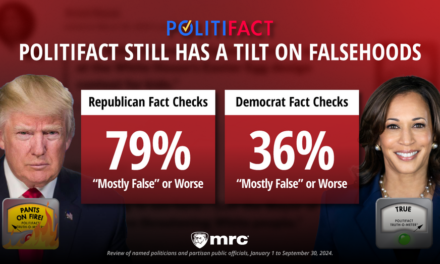 PolitiFact’s ‘Truth-O-Meter’ Has a Dramatic Democratic Party TILT