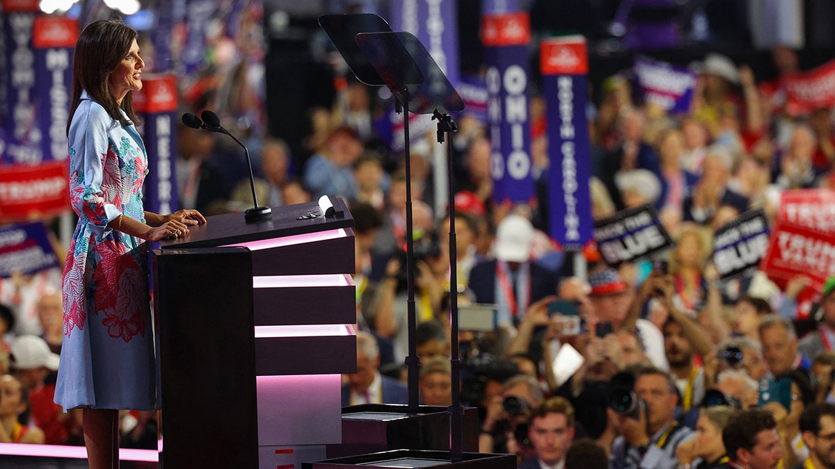 Nikki Haley speaks on Day 2 of the Republican National Convention