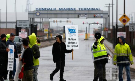 Dockworkers Launch Massive Strike With Just 5 Weeks Until Election Day