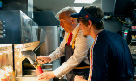 Leftist Media Salty After Donald Trump Mans Fry Station at McDonald’s