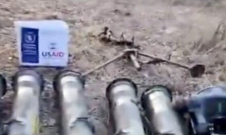 VIDEO: USAID Materials Allegedly Found in Hezbollah Weapons Cache