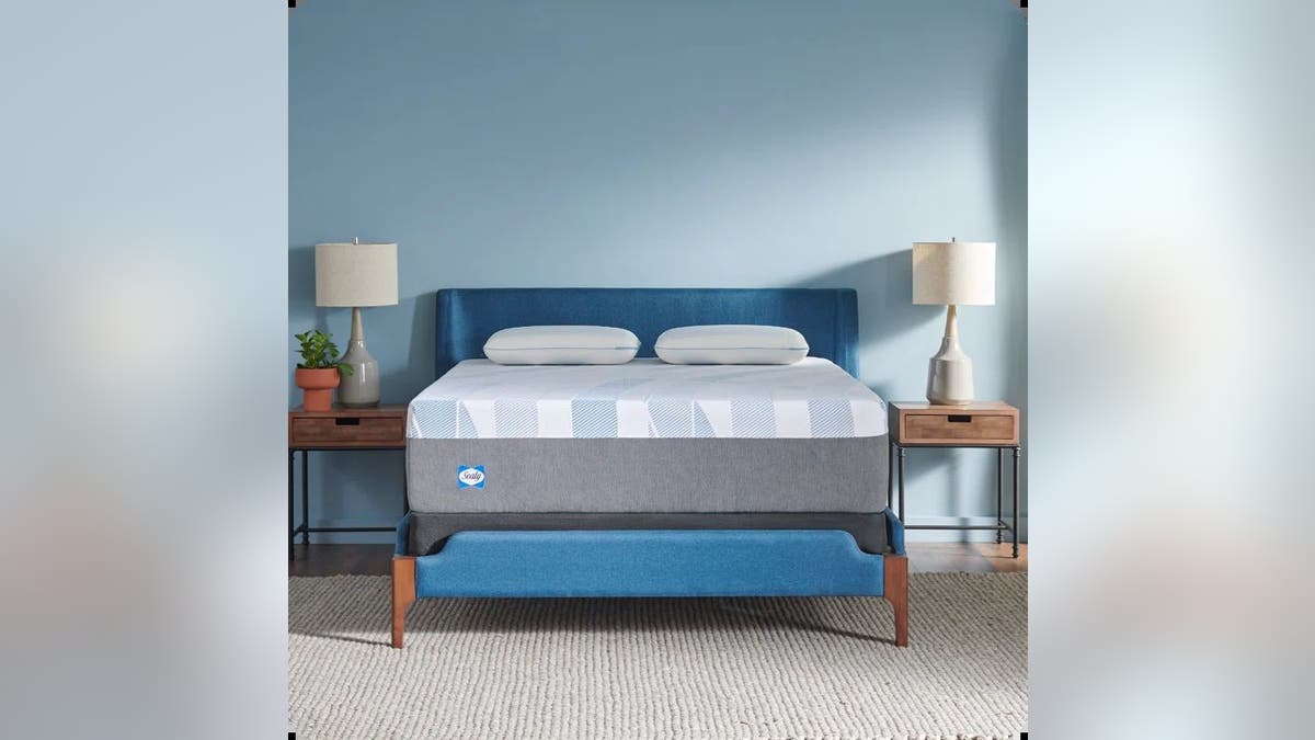 Try this Sealy mattress in a box for a medium-firm option.