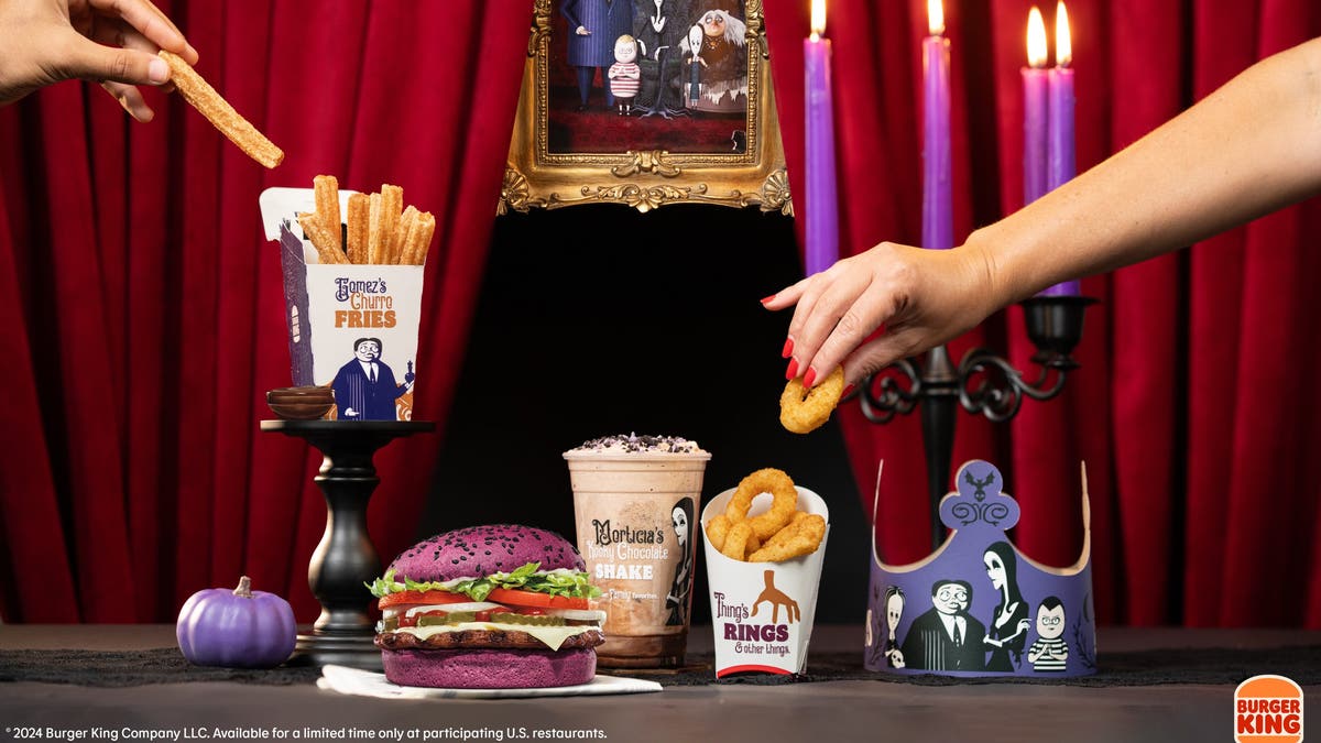 Burger King's Halloween-themed menu items feature four foods inspired by 