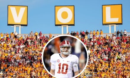 Former Alabama QB Gets Hit With Community Note After Claiming Tennessee Pumps Crowd Noise Into Stadium