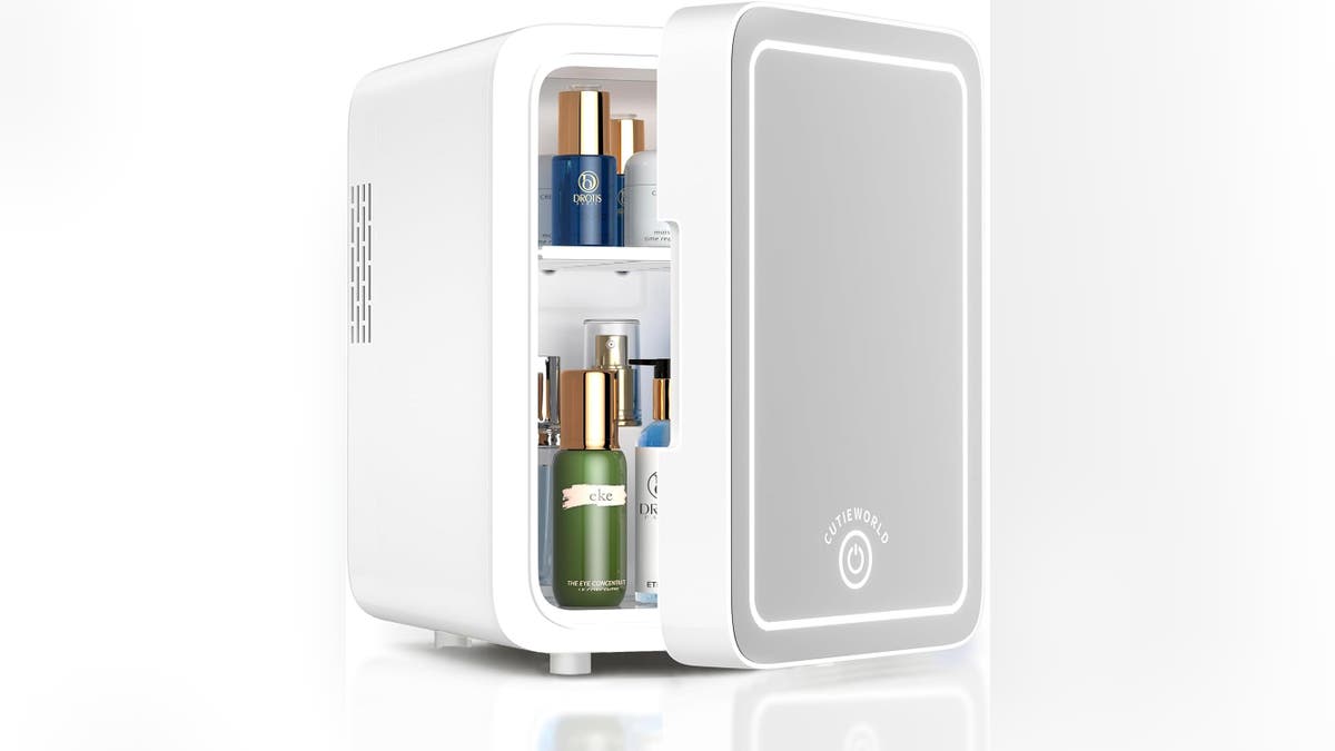 Keep your beauty supplies fresh with this fridge.