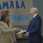 Kamala’s husband and Tim Walz got some coffee and then realized they didn’t have their wallets: “Someone will be up here to pay” 😂