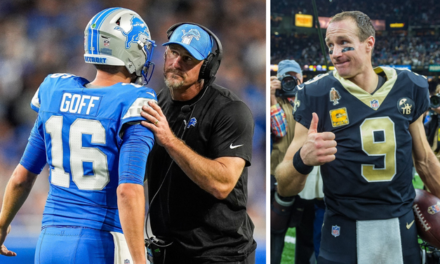 Dan Campbell Draws Comparison Beween Jared Goff And Drew Brees: ‘It’s Rare To See’