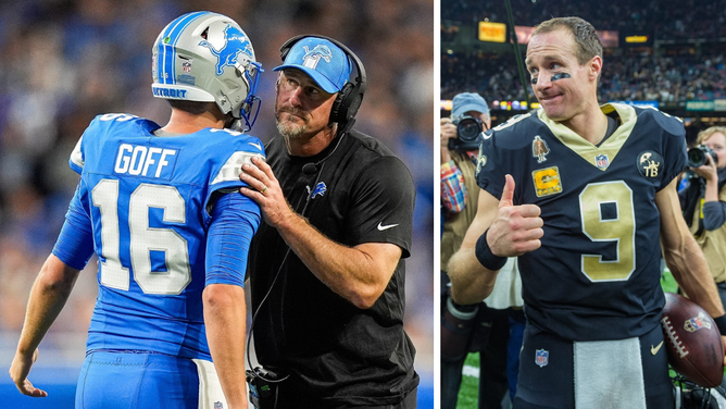 Dan Campbell Draws Comparison Beween Jared Goff And Drew Brees: ‘It’s Rare To See'