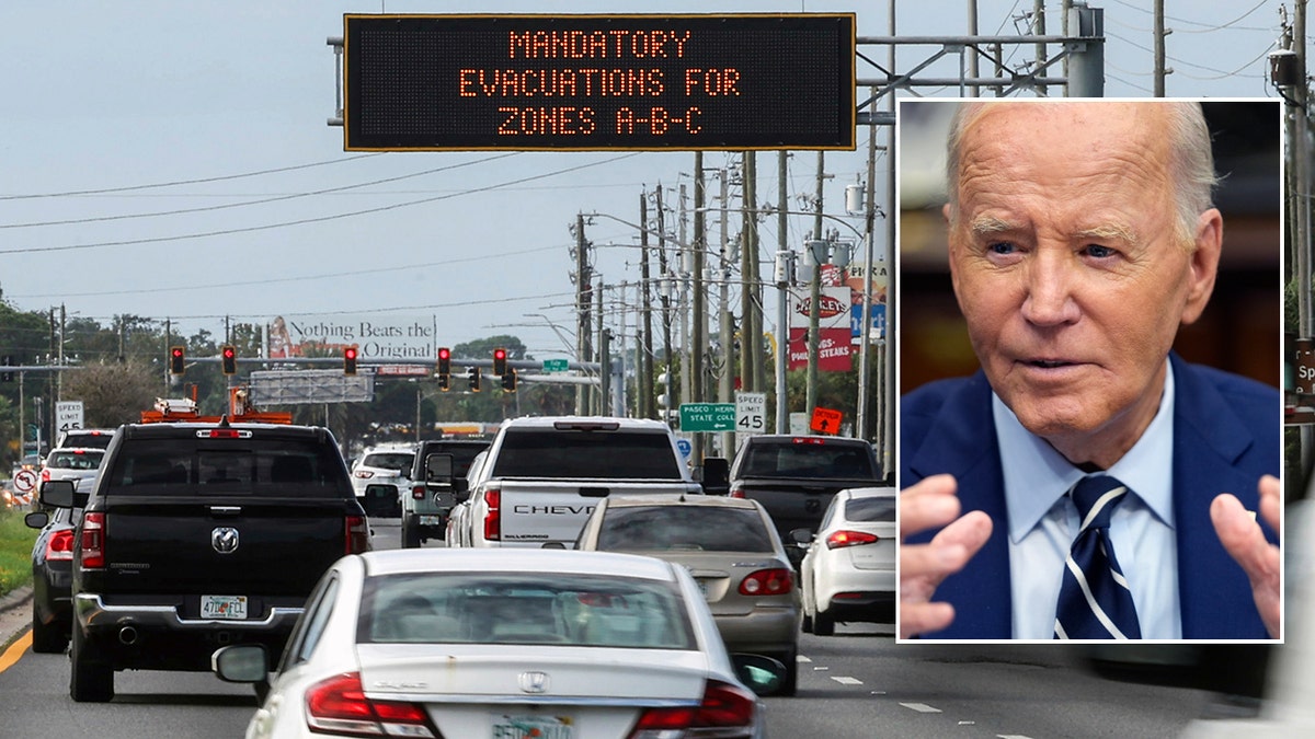 Biden speaks about Florida evacuation orders ahead of Milton