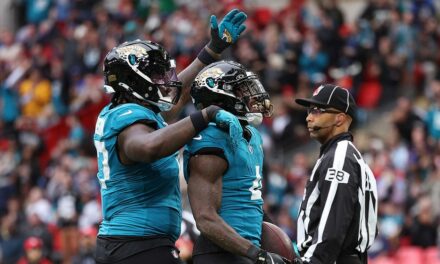 Jaguars come back from double-digit deficit over Patriots thanks to Tank Bigsby’s career game in London