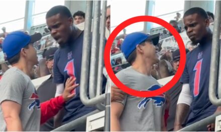 Bills Fan Walks Away From Fight, His Smile Tells You Exactly How It Would Have Gone: WATCH