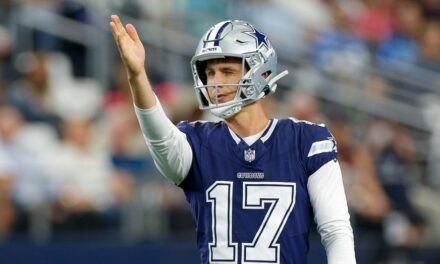 Cowboys kicker Brandon Aubrey absent from practice, could miss more time due to jury duty