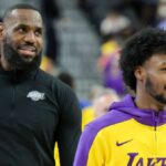 Social Media Erupts At ‘Staged’ Bronny James Moment During Lakers Debut