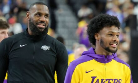 Social Media Erupts At ‘Staged’ Bronny James Moment During Lakers Debut