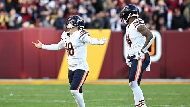 Caleb Williams and the Chicago Bears struggled for the majority of Sunday's game against the Washington Commanders.